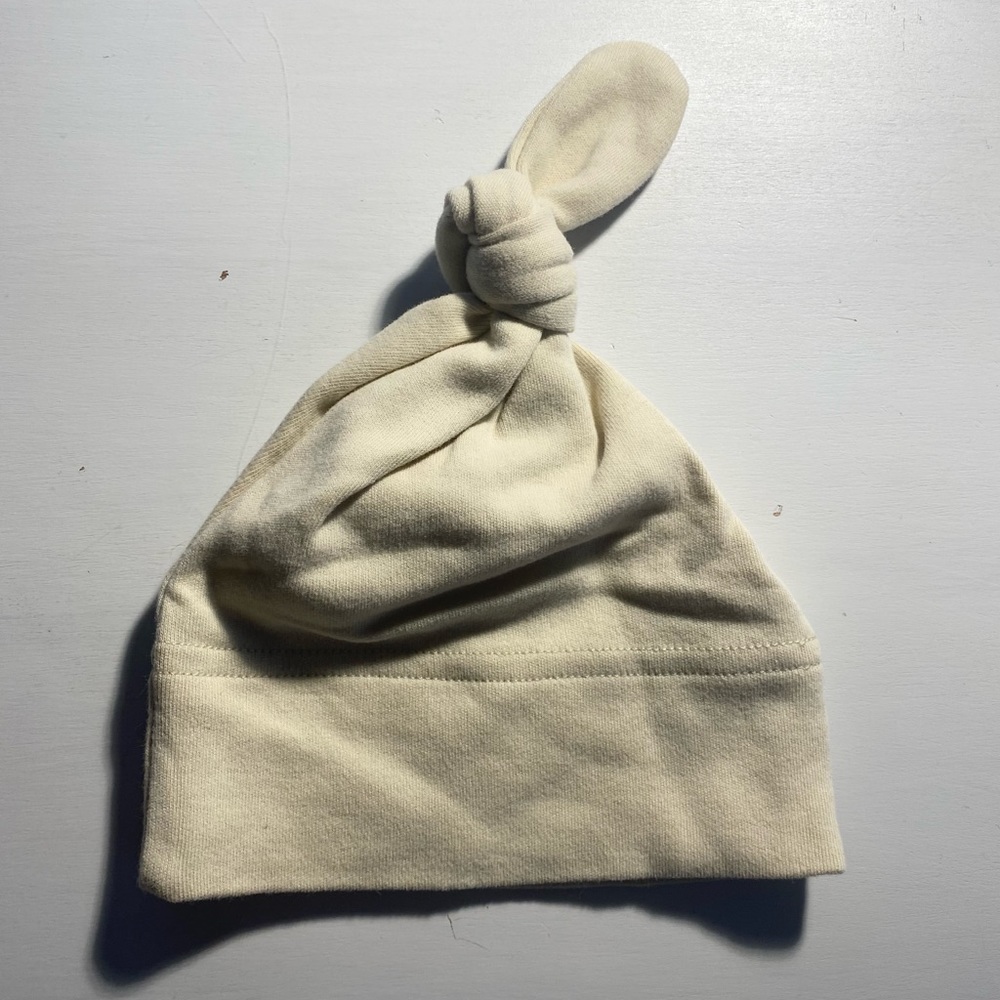 Organic Knot Hat Natural